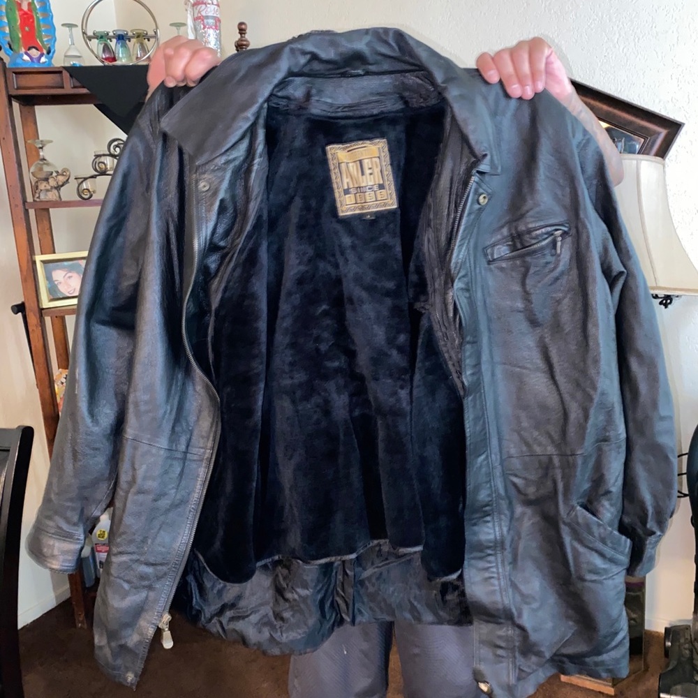 Adler Leather Black Jacket